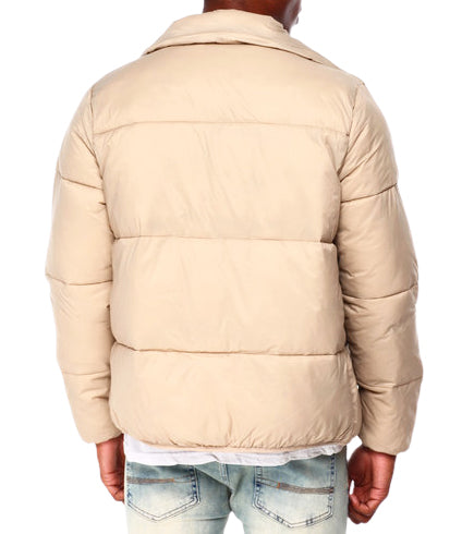 SWITCH REMARKABLE MEN'S PADDED BOMBER JACKET (KHAKI)