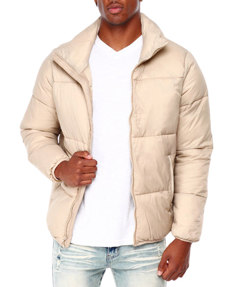 SWITCH REMARKABLE MEN'S PADDED BOMBER JACKET (KHAKI)