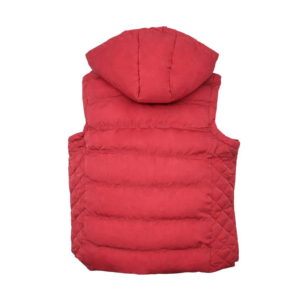 V.I.P. COLLECTION MEN'S FANCY VEST WITH DETACHABLE HOOD (RED)