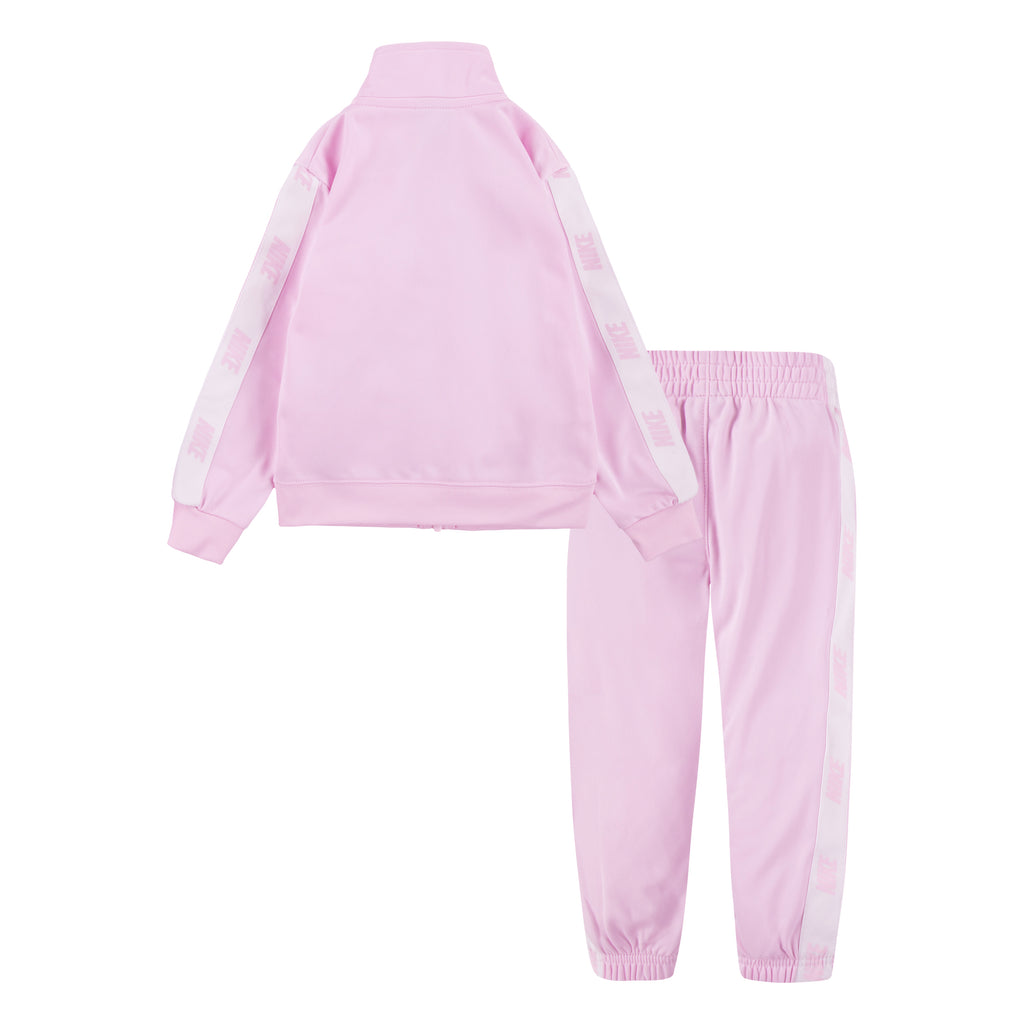 NIKE TODDLER GIRLS TRICOT TRACK JACKET AND PANTS SET (PINK SIZE 2T-4T)