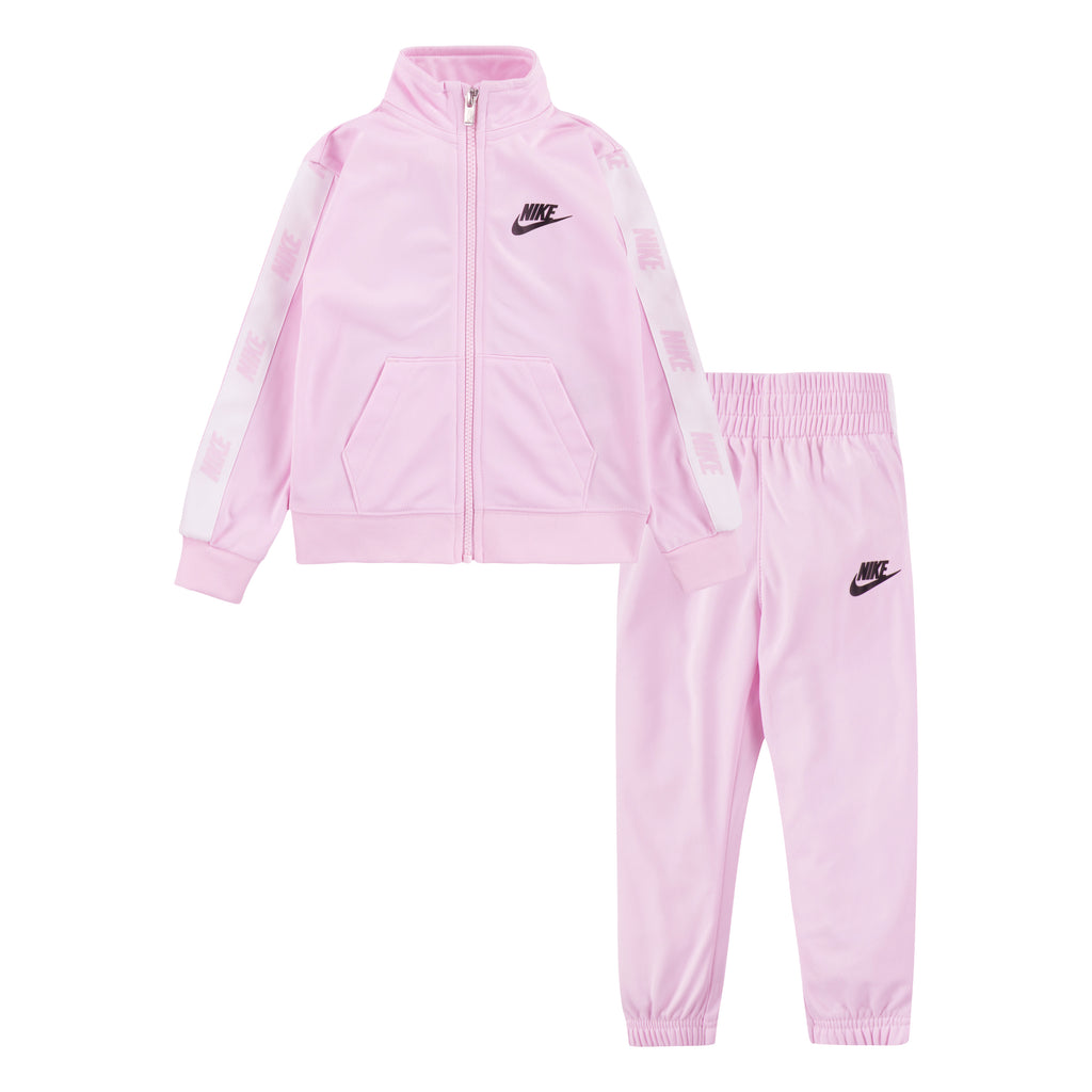 NIKE TODDLER GIRLS TRICOT TRACK JACKET AND PANTS SET (PINK SIZE 2T-4T)