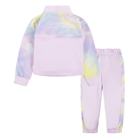 NIKE TOODLER GIRLS FULL ZIP TRICOT JACKET AND PANTS SET (PINK SIZES 2T-4T)