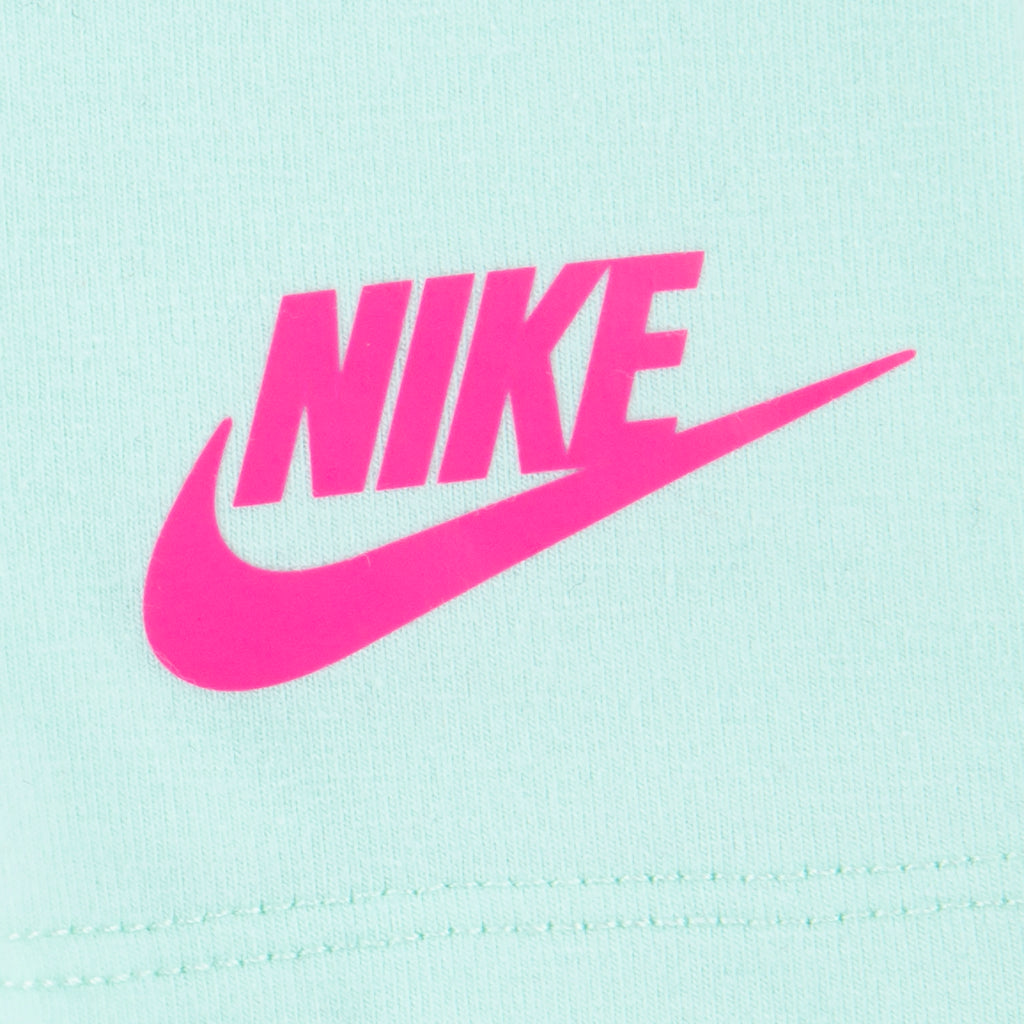 NIKE TODDLER GIRLS DYE T-SHIRT & SHORT SET (MINT)