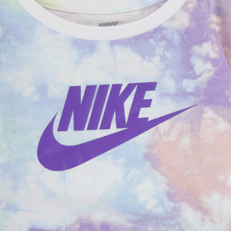 NIKE TODDLER GIRLS DYE T-SHIRT & SHORT SET (ROSE)