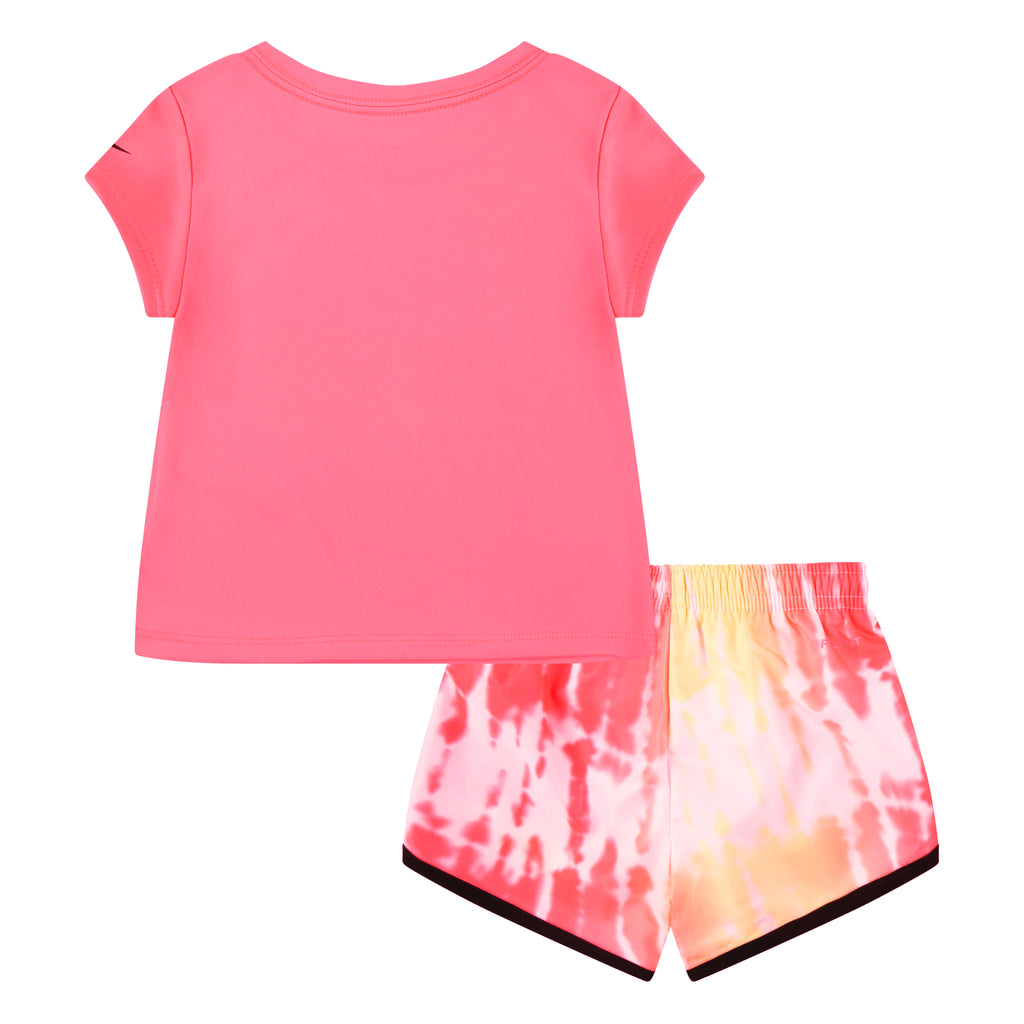 NIKE TODDLER GIRLS T-SHIRT & SPRINTER SHORT SET (ROSE)