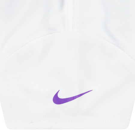 NIKE TODDLER GIRLS T-SHIRT & SPRINTER SHORT SET (WHITE/VIOLET)