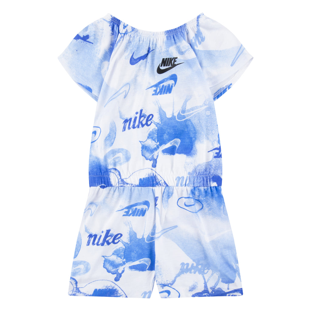 NIKE LITTLE GIRLS SUMMER ROMPER (BLUE SIZE 2T-4T)