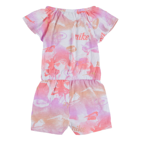 NIKE LITTLE GIRLS SUMMER ROMPER (PINK SIZE 2T-4T)