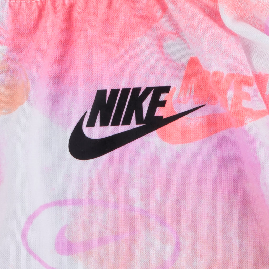 NIKE LITTLE GIRLS SUMMER ROMPER (PINK SIZE 2T-4T)