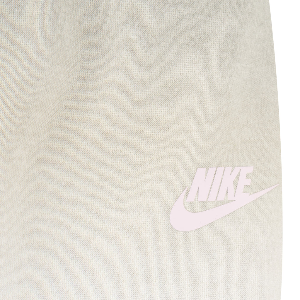 NIKE TODDLER GIRLS PRINTED CLUB FLEECE JOGGERS SET (LIGHT GREY SIZE 2T-4T)