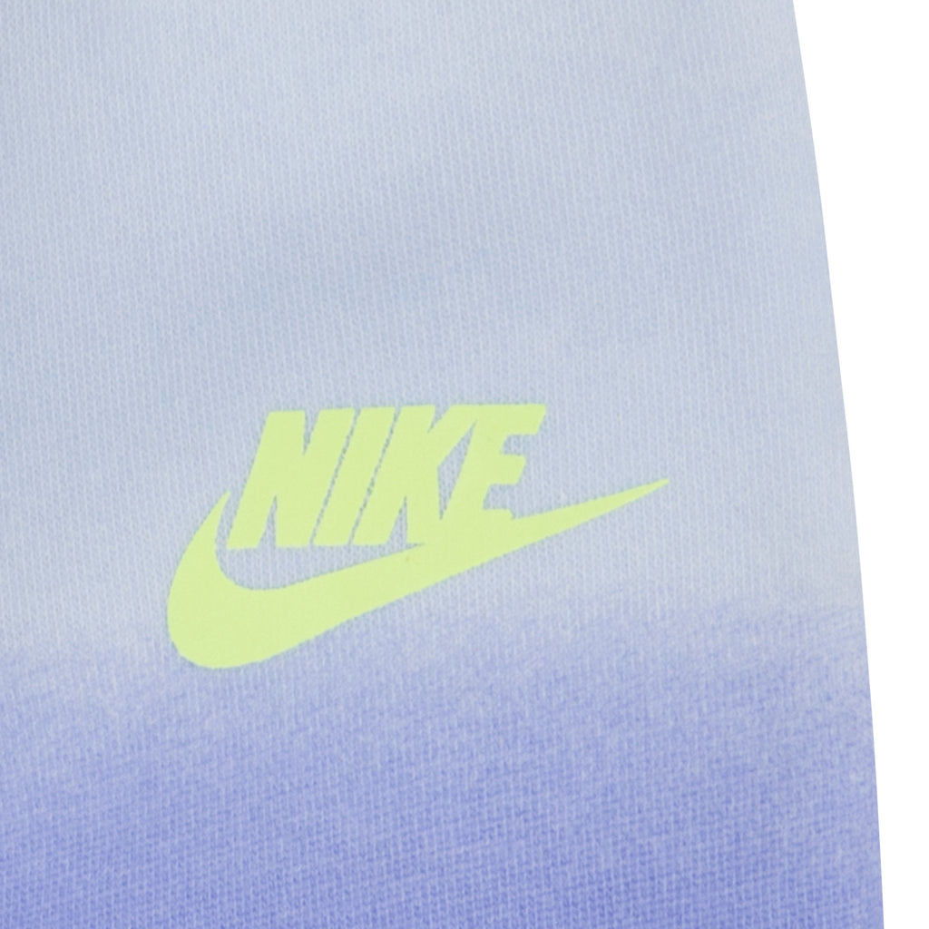 NIKE TODDLER GIRLS PRINTED CLUB FLEECE JOGGERS SET (LIGHT BLUE SIZE 2T-4T)