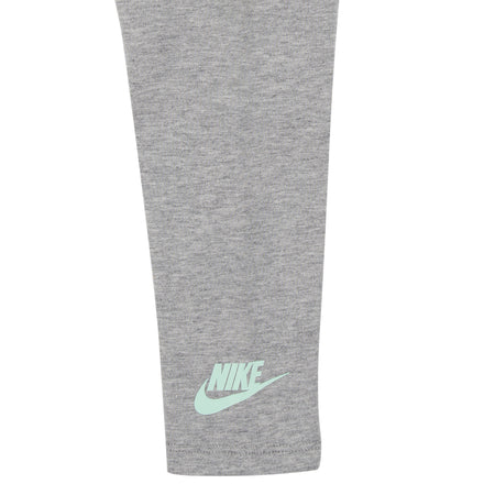 NIKE INFANT GIRLS HALF-ZIP HOODIE AND LEGGING SET (GREY SIZE 2T-4T)