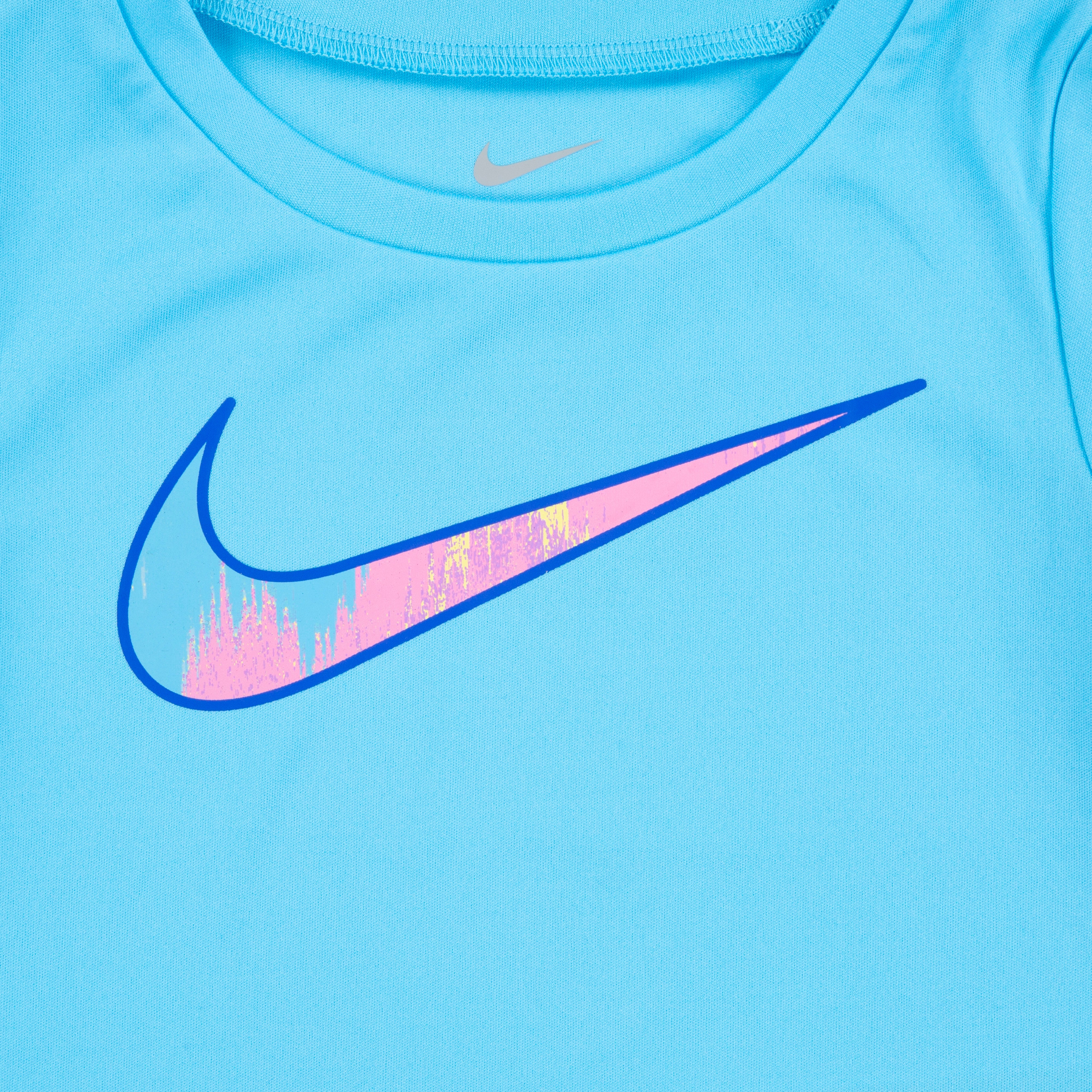 NIKE TODDLER GIRLS T-SHIRT & SPRINTER SHORT SET (BLUE SIZE 2T-4T)