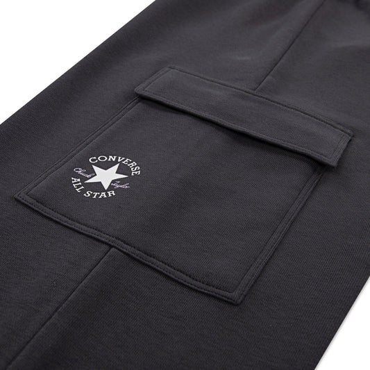 CONVERSE GIRLS' HOODIE AND JOGGER CHARCOAL GREY 2-PIECE SET (SIZES 4-6X)