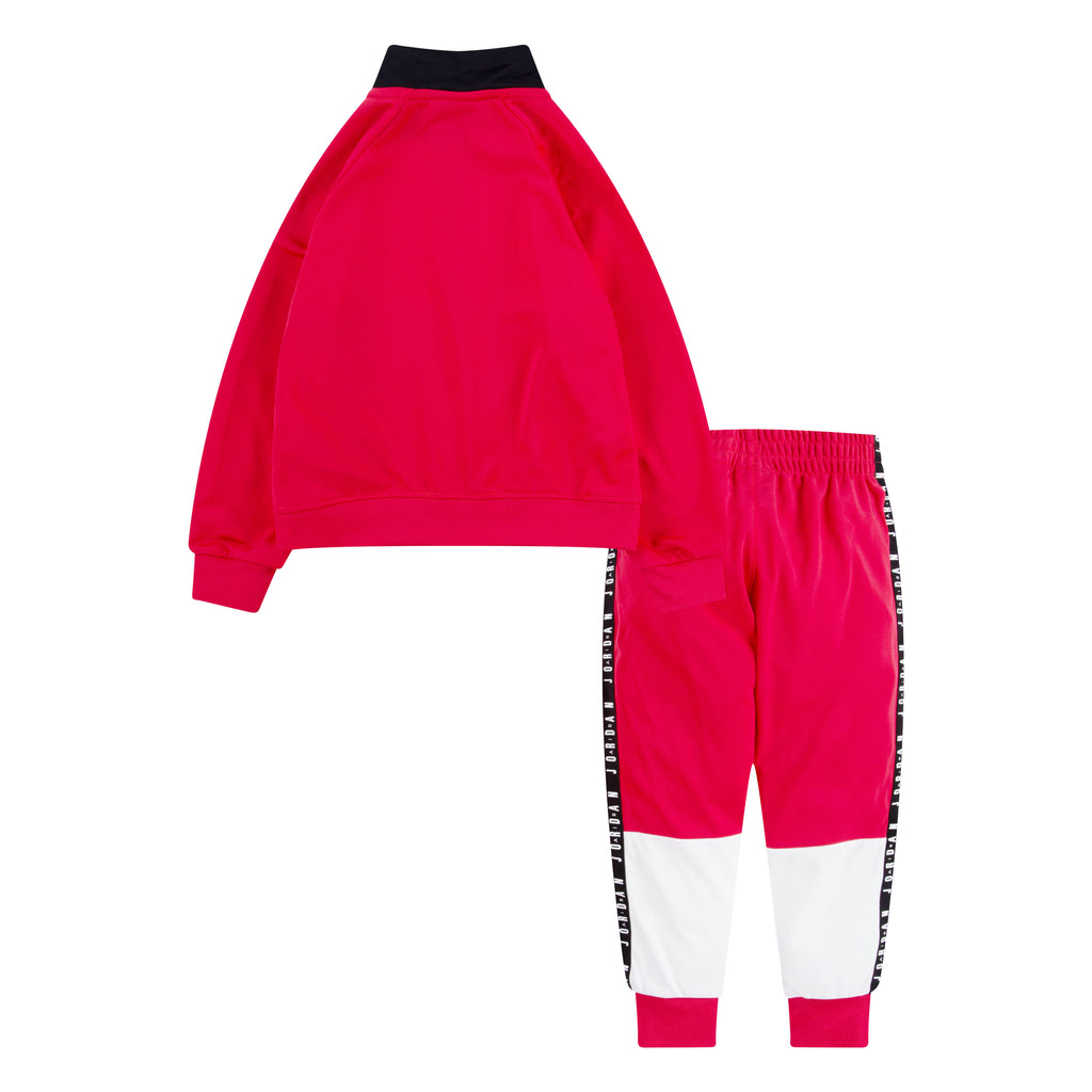 JORDAN TODDLERS 2-PIECE JACKET AND TRACKPANTS SET (BERRY RED SIZES 12M-4T)