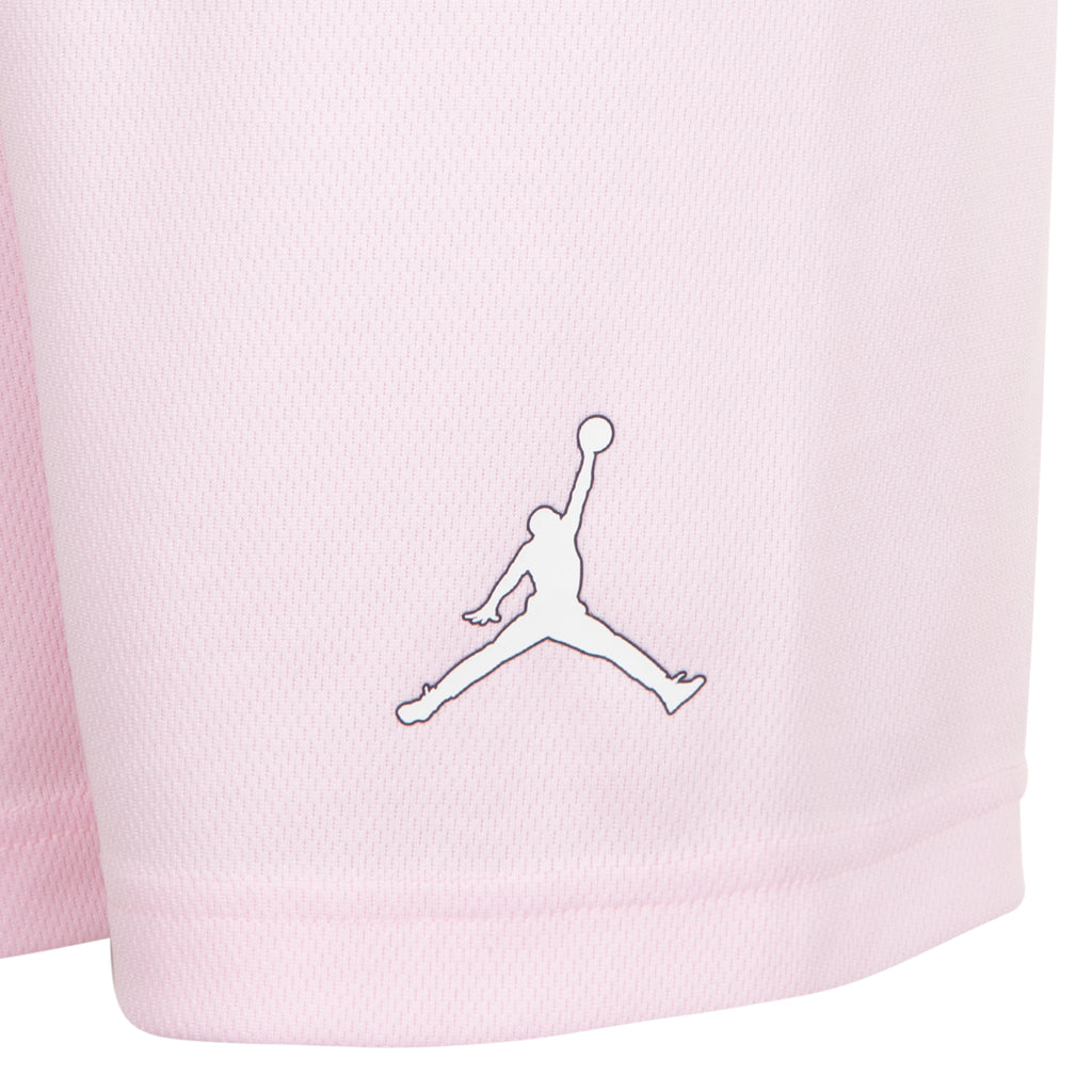 JORDAN GIRLS' TANK AND SHORTS SET (WHITE/PINK SIZE 4-6X)