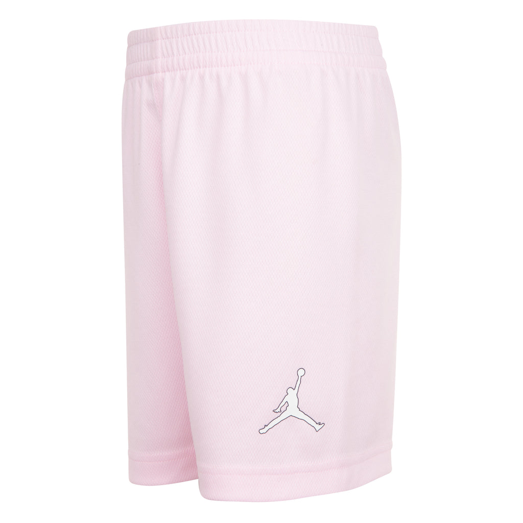 JORDAN GIRLS' TANK AND SHORTS SET (WHITE/PINK SIZE 4-6X)