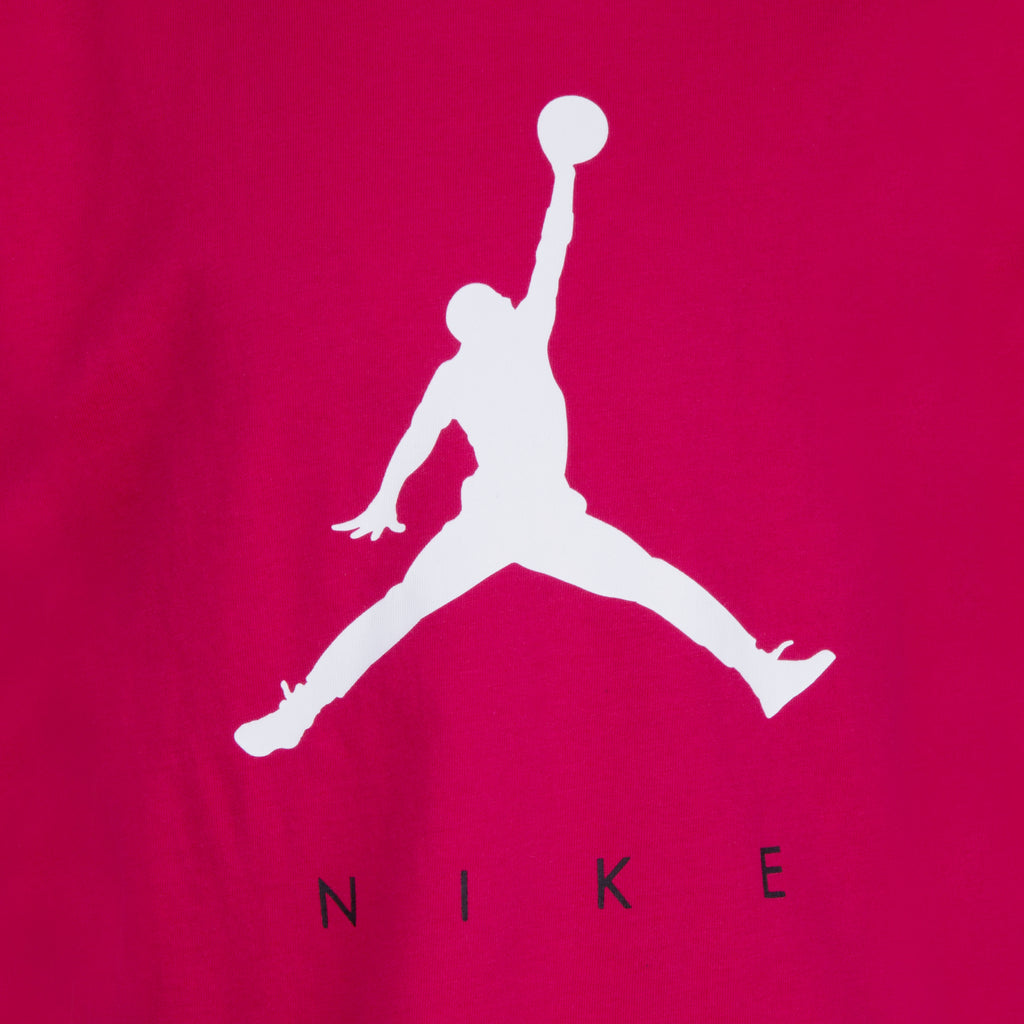 GIRLS' JORDAN JUMPMAN NIKE T-SHIRT (ROSE PINK)