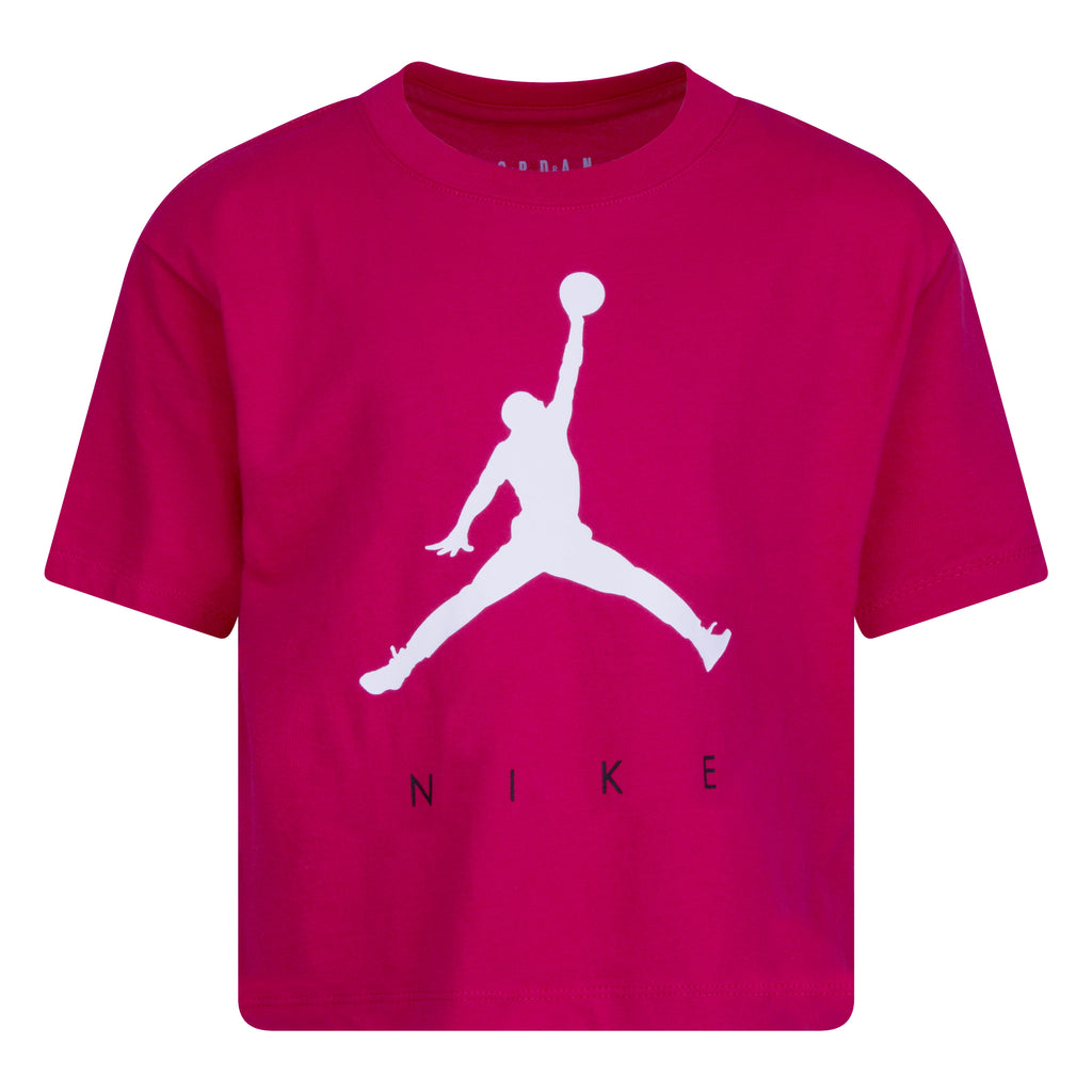 GIRLS' JORDAN JUMPMAN NIKE T-SHIRT (ROSE PINK)