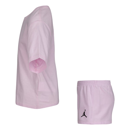 JORDAN GIRLS' T-SHIRT & SHORTS SET (PINK SIZE 4-6X)