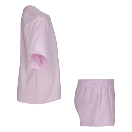 JORDAN GIRLS' T-SHIRT & SHORTS SET (PINK SIZE 4-6X)