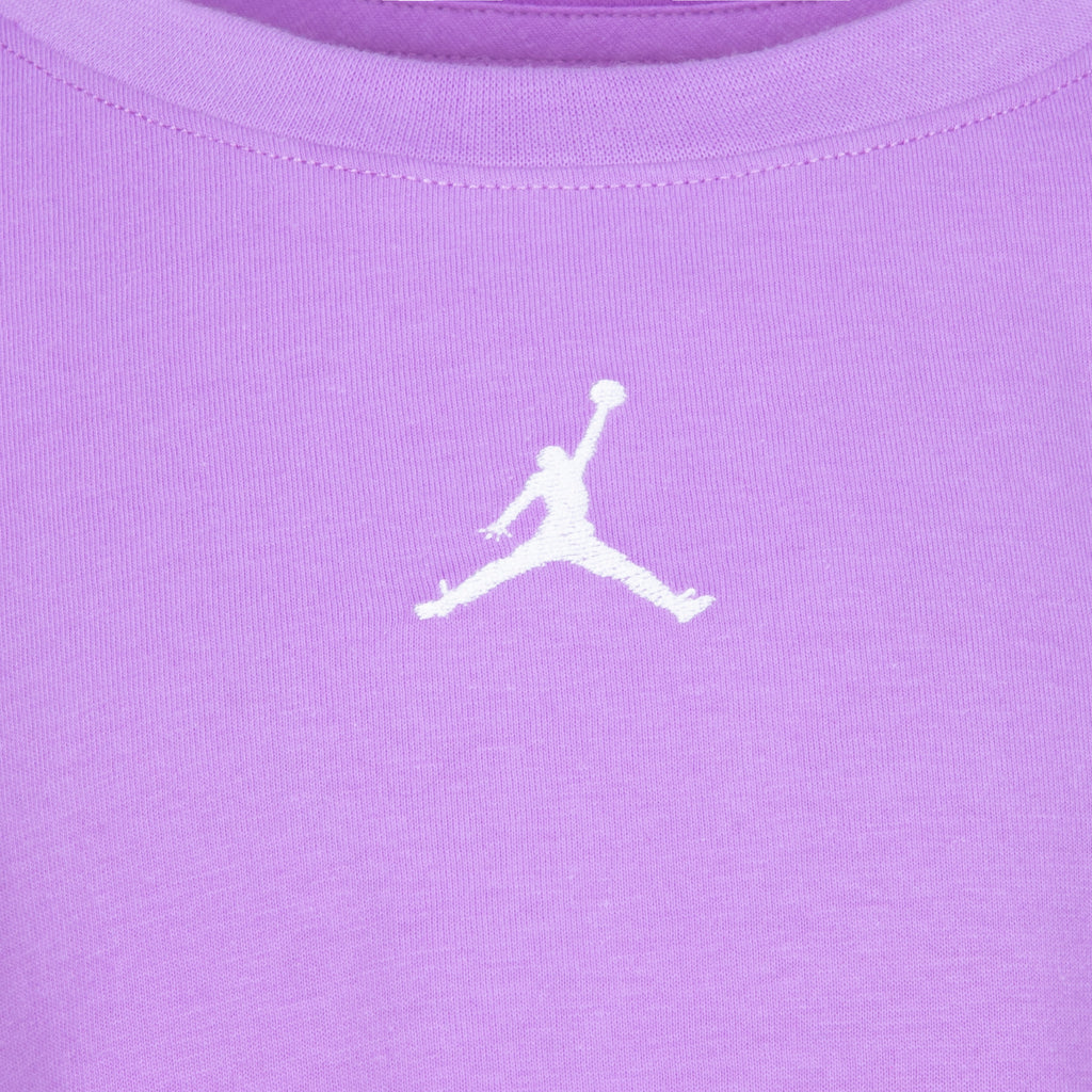 JORDAN GIRLS' T-SHIRT & SHORTS SET (PURPLE SIZE 4-6X)