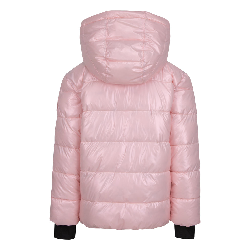 NIKE GIRLS PUFFER FOAM JACKET (PINK SIZE 4-6X )