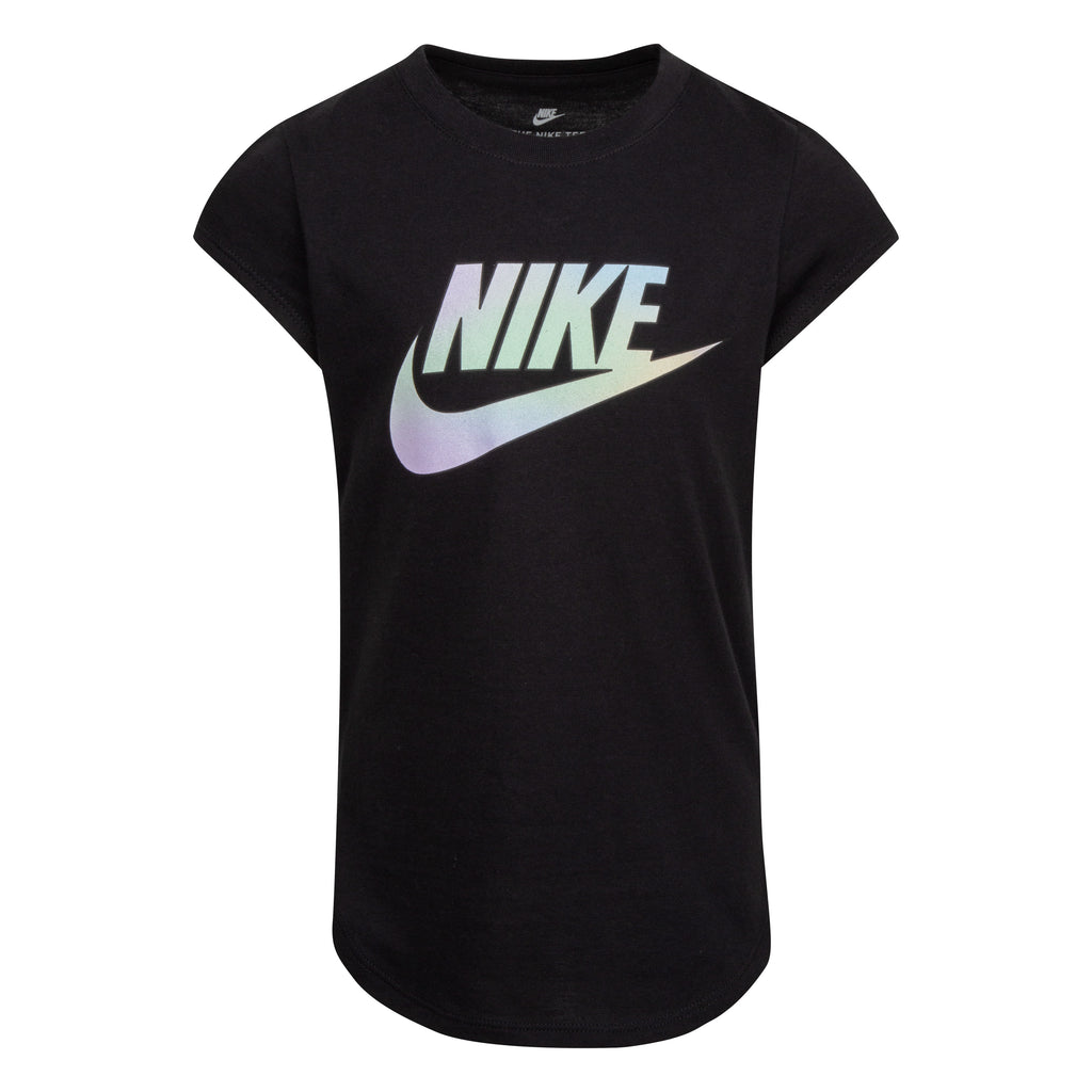 GIRLS' NIKE AURA FUTURA T-SHIRT (BLACK)