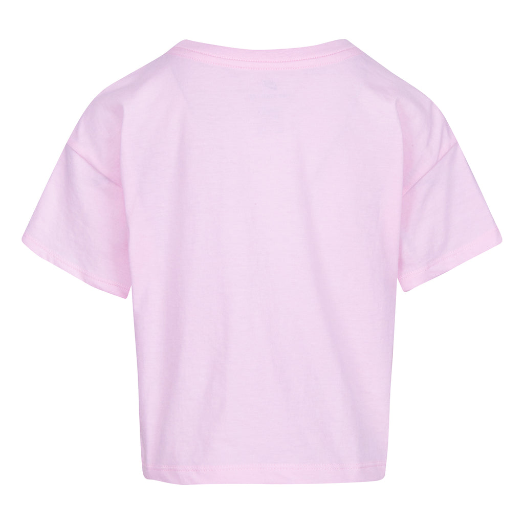 GIRLS' NIKE ICON FUTURA T-SHIRT (ARCTIC PUNCH/PINK)