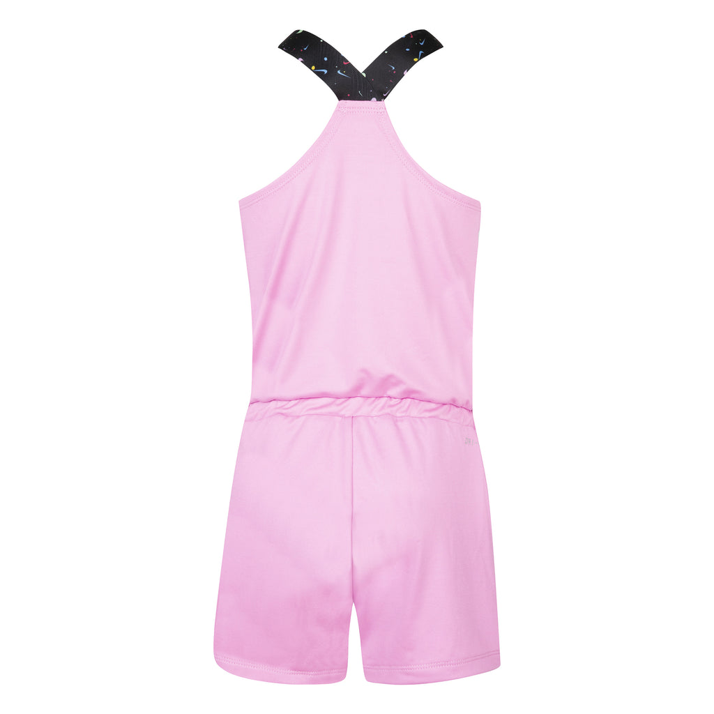 NIKE KIDS' SWOOSH POP ROMPER (PINK)