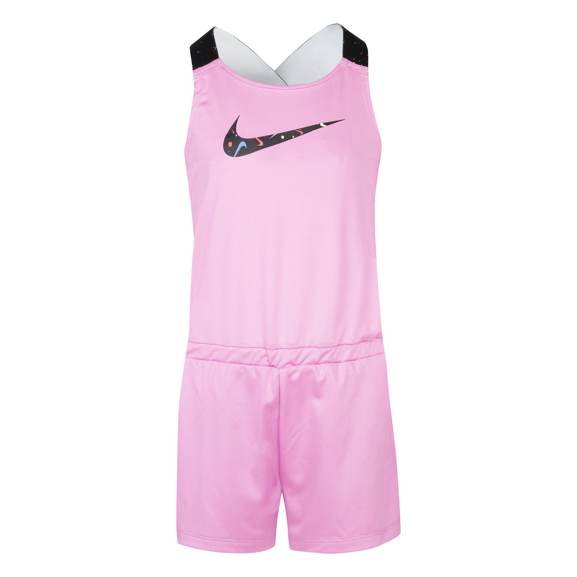 NIKE KIDS' SWOOSH POP ROMPER (PINK)