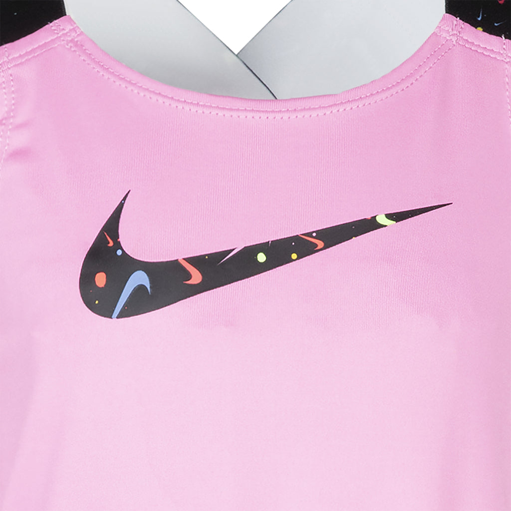 NIKE KIDS' SWOOSH POP ROMPER (PINK)