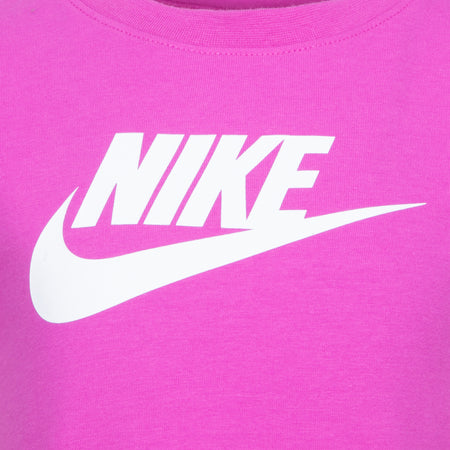 GIRLS' NIKE CLUB DRESS (DARK PINK SIZE 4-6X)