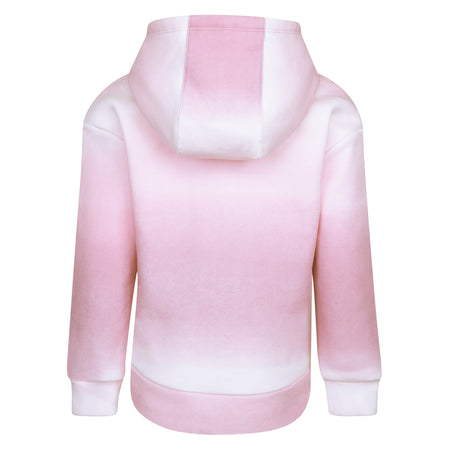 NIKE GIRLS CLUB PRINTED FLEECE HOODIE (PINK SIZE 4-6X)