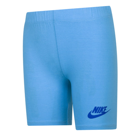 NIKE GIRLS BALTIC T-SHIRT & BIKE SHORTS SET (BLUE SIZE 4-6X)