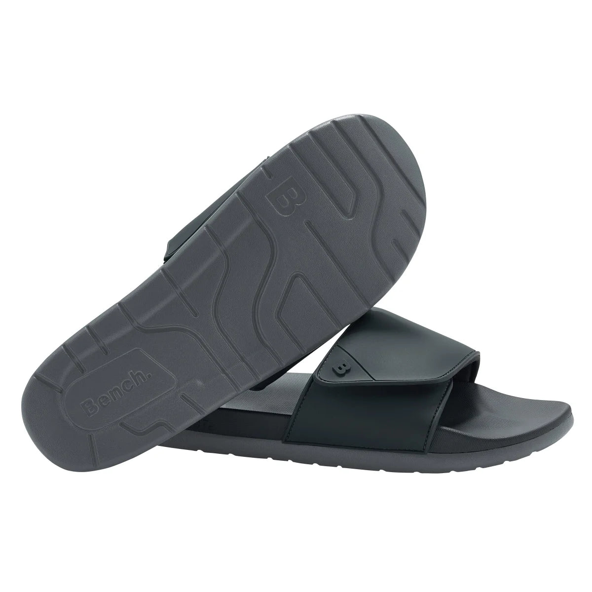 BENCH UNISEX COMFORT SLIDES (GREY)