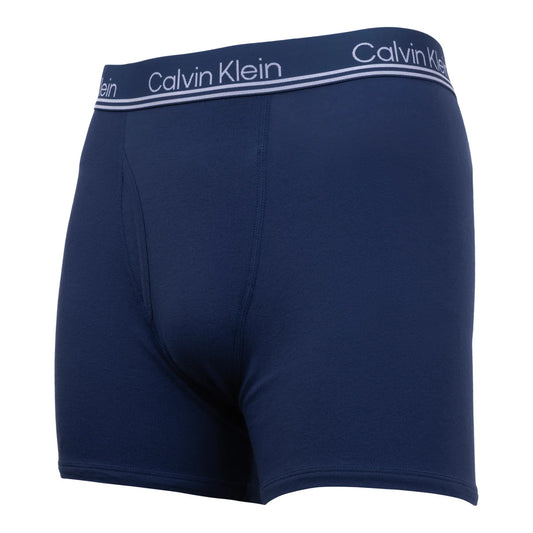 CALVIN KLEIN COTTON STRETCH MEN BOXER BRIEFS (BLUE PACK OF 4)