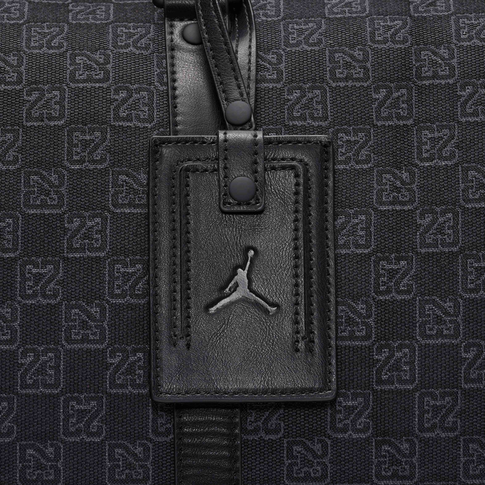 JORDAN MONOGRAM BLACK DUFFEL BAG