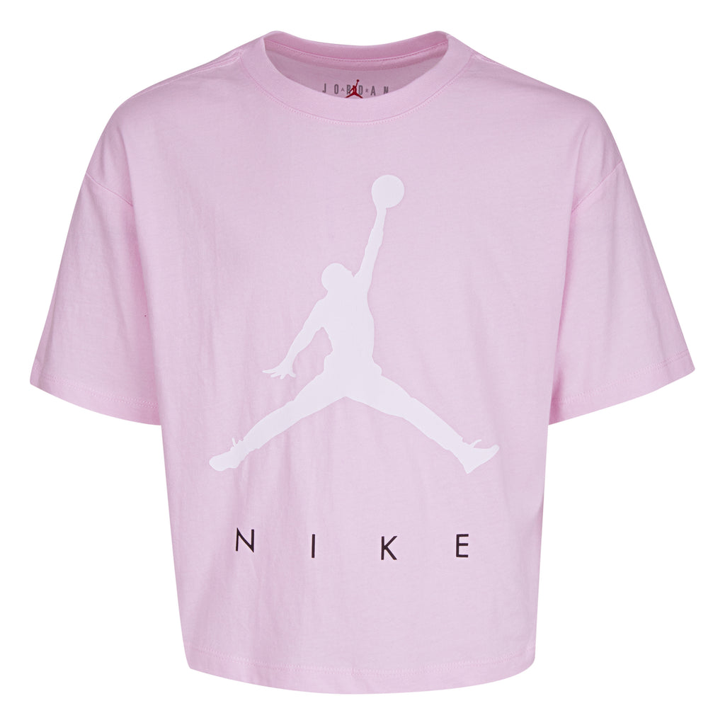 GIRLS' JORDAN JUMPMAN NIKE T-SHIRT (PINK)