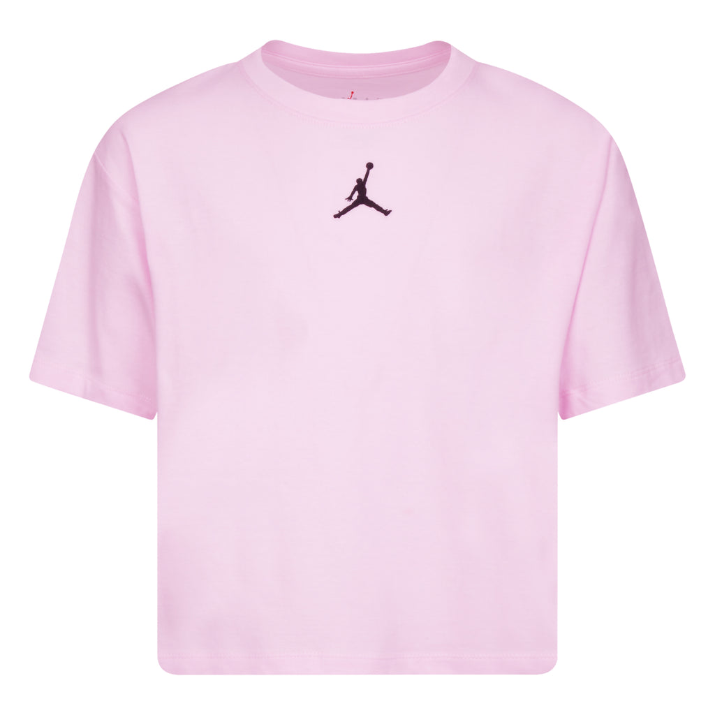 GIRLS' JORDAN JUMPMAN ESSENTIALS T-SHIRT (PINK)