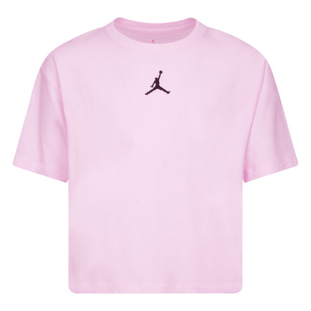 GIRLS' JORDAN JUMPMAN ESSENTIALS T-SHIRT (PINK)