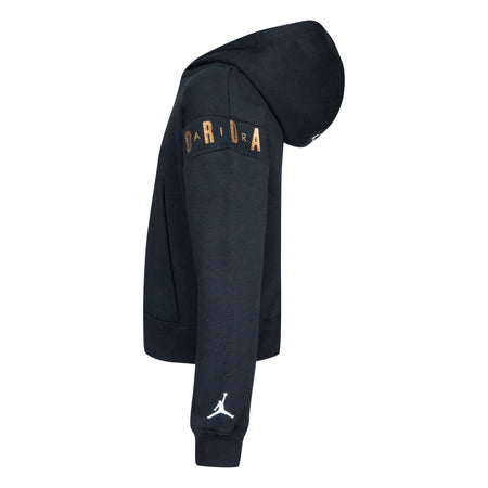 JORDAN YOUTH HOLIDAY SHINE PULLOVER HOODIE (BLACK SIZE YOUTH S-XL)