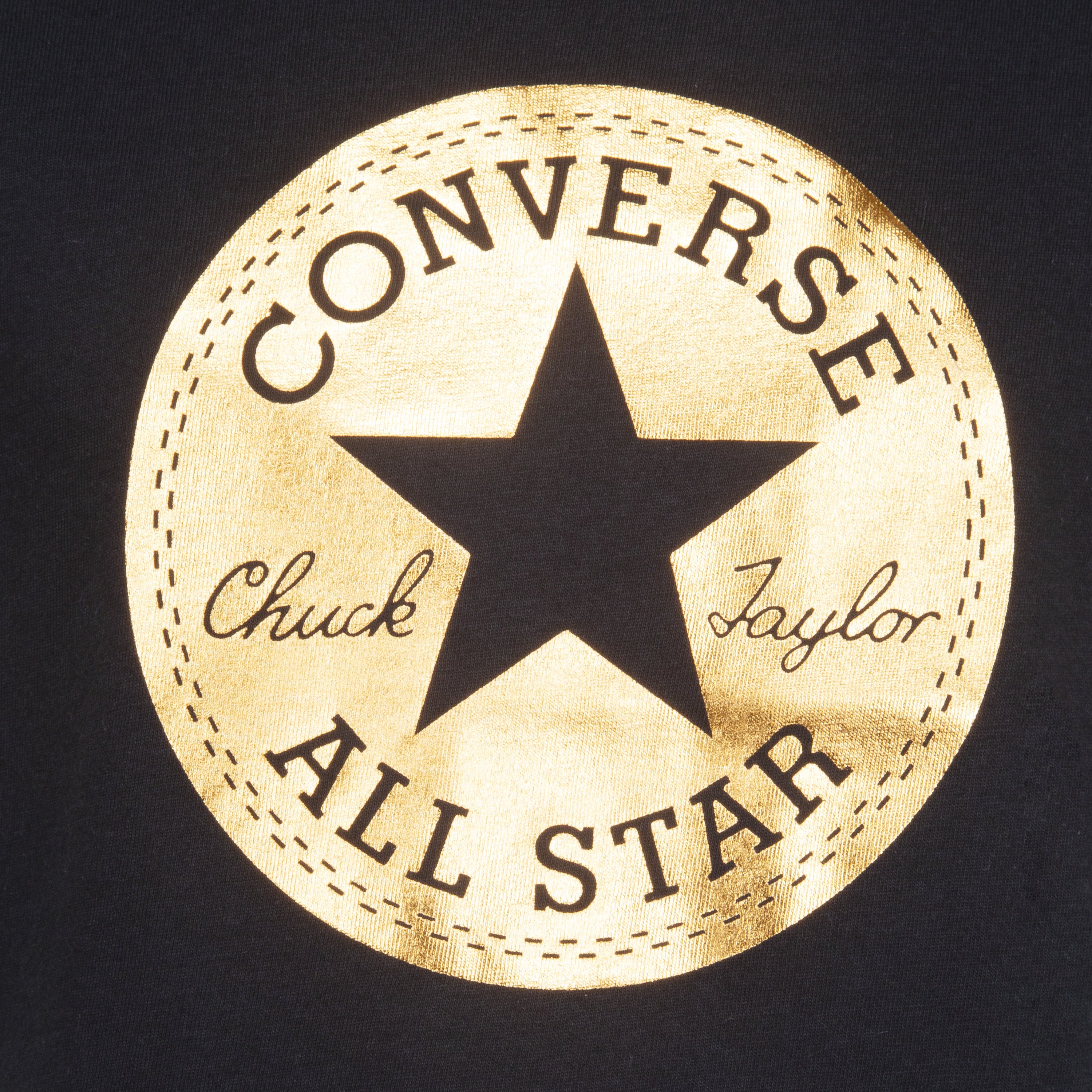 CONVERSE YOUTH GIRLS' CHUCK PATCH SHINY GRAPHIC T-SHIRT (SIZES YOUTH S-XL)