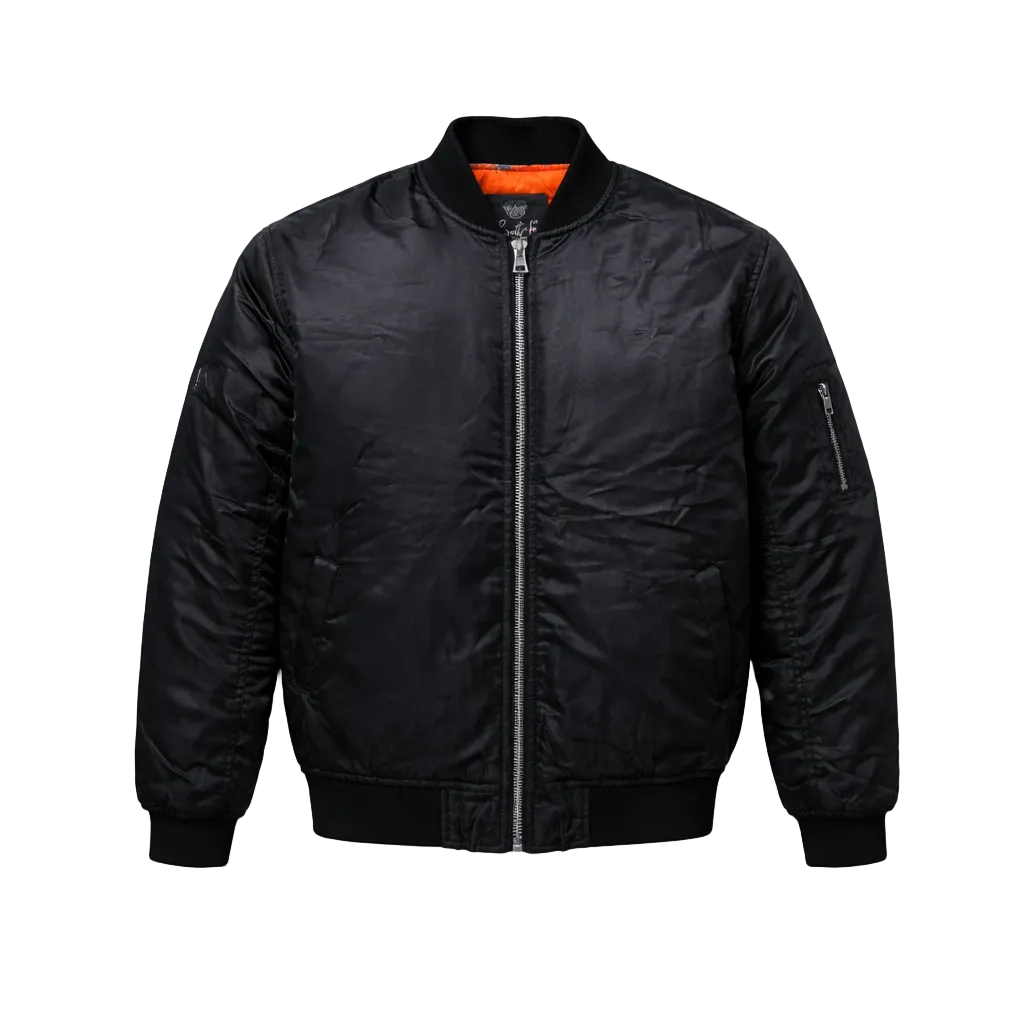 SWITCH REMARKABLE MEN'S BASIC BOMBER JACKET (BLACK)