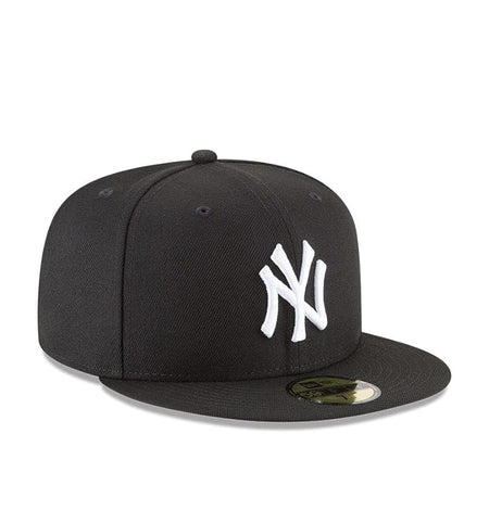 MEN'S NEW YORK YANKEES 5950 FITTED WHITE ON BLACK