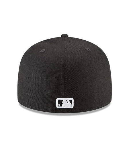 MEN'S 5950 TORONTO BLUEJAYS BLACK/WHITE FITTED HAT