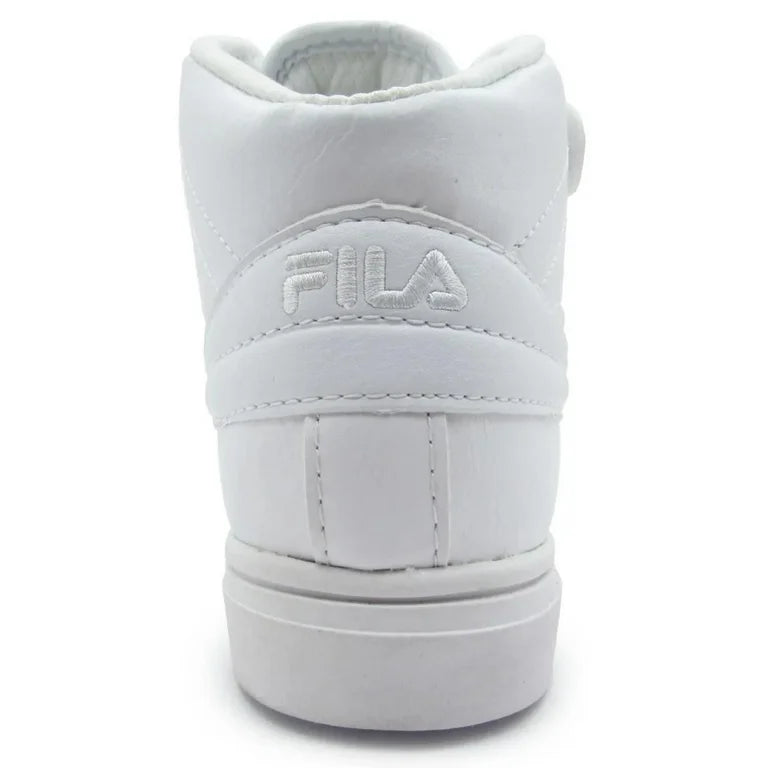 KIDS FILA VULC 13 HIGH TOP SHOES (WHITE)