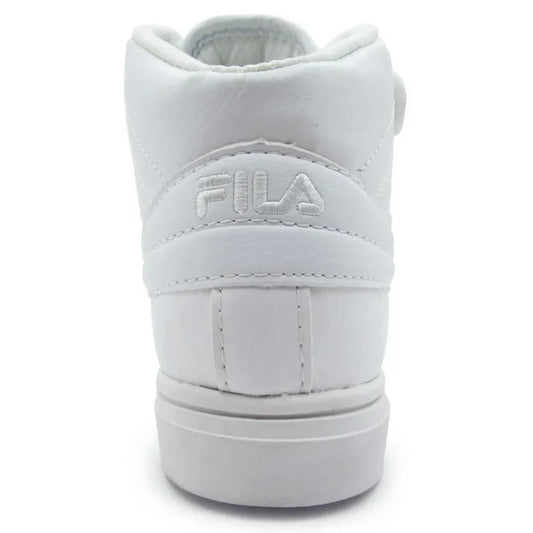KIDS FILA VULC 13 HIGH TOP SHOES (WHITE)