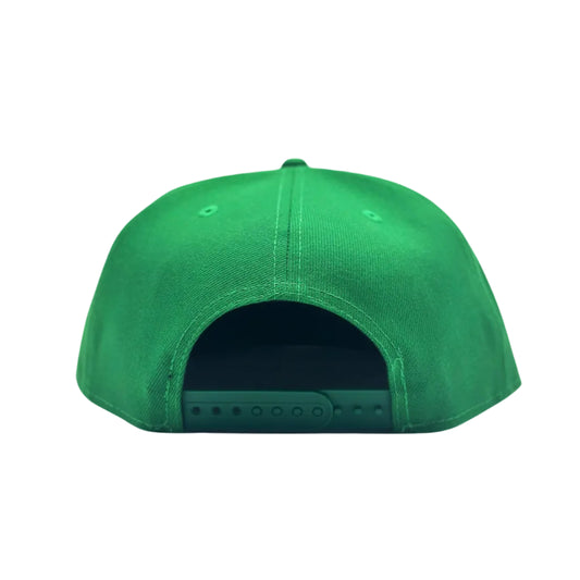 NEW ERA 9FIFTY NEW YORK YANKEES GREEN WITH WHITE LOGO SNAPBACK HAT