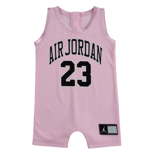 JORDAN INFANT MESH JERSEY ROMPER (PINK SIZE NB-9M)